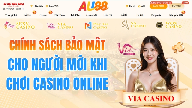 Bảo Mật Cho Người Mới Khi Chơi Casino Online
