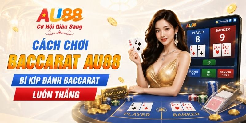 Cách Chơi Baccarat AU88 - Bí Kíp Đánh Baccarat Luôn Thắng